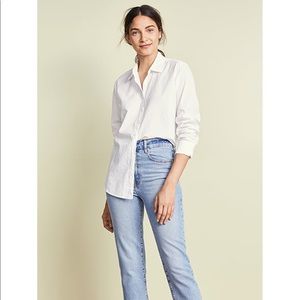 NWT Xirena Beau button shirt white size Medium